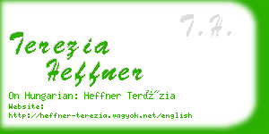 terezia heffner business card